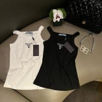 ราคา Prada2024 ฤดูใบไม้ผลิฤดูร้อนสไตล์ใหม่ปักตัวอักษรแฟชั่น Bottoming Vest O8BU (28703253173)