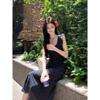 ราคา Ruffled Design ชุดเดรสแม ็ กซี ่ ลายจุด Classy (27553003124)