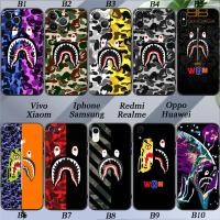 ราคา Bape ซิลิโคนนิ่ม ป้องกันกล้อง เคสโทรศัพท์ Apple iPhone 6 6S 7 8 SE PLUS X XS (25876651272)
