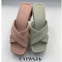ราคา รองเท้าหนังpu ทรงเกาหลีส้นหนา สูง2 5นิ้ว สวยจริงไม่จกตา Gallery (28004169671)