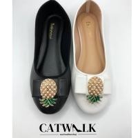 ราคา รองเท้าคัตชูส้นเรียบสุดฮิตสับปะรดของยี่ห้อ Belongse งานสวยเนี้ยบ (24881836500)
