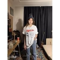 ราคา Street Boys and Girls Cotton T shirts sonic Youth Too Washing Machine Tour (28102220476)
