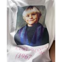 ราคา เสื้อยืด Kurt Cobain nirvana ผู้ชายและผู้หญิง Little Cobain Boxy Fit Heavy Duty (26954150828)