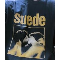 ราคา เสื ้ อยืดสีดํา SUEDE Rock Band Oasis หนังแพะหลวมผ ้ าฝ ้ ายแขนสั ้ นภาพประกอบสําหรับผู ้ ชายและผู ้ หญิง (26103017948)