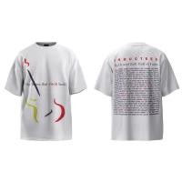 ราคา Rock N Roll Hall American Retro Letter พิมพ์ Vintage Rock Hall of Fame Short Sleeved Street Wear เสื้อยืด (24682579049)