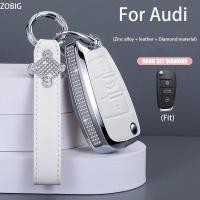 ราคา Zobig เคสกุญแจรีโมทรถยนต์ หนังอัลลอย ผสมสังกะสี พร้อมพวงกุญแจ สําหรับ Audi A1 A3 A6 Q2 Q3 Q7 TT TTS R8 S3 S6 RS (23536310902)