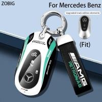 ราคา Zobig เคสกุญแจรีโมตรถยนต์ ABS พร้อมพวงกุญแจ สําหรับ Mercedes Benz Benz W206 C Class C200 C300 Benz S Class W223 (19490030257)
