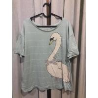 ราคา เสื้อยืด UNIQLO สีเขียว ป้าย Size L (24662914169)