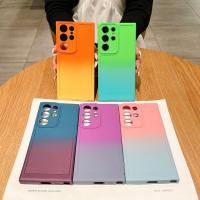 ราคา เคสโทรศัพท์มือถือ Samsung ใหม่ s 24 ultra s 24 plus s24s23 ultra s 23 plus s23s22 ultra a55a54 เคส Samsung ไล่โทนสีสองสี (24883047214)