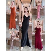 ราคา Suptar Glitter ชุดเดรสยาวออกงาน เดรสกลิตเตอร์ ชุดออกงาน (25920475504)