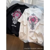 ราคา Chrome Hearts 24Summer New Heavy Duty Printed Pollen HorseshoeTWomen s T shirt (29704444990)