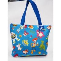 ราคา กระเป๋าผ้าทอยสตอรี่ TOY STORY ผ้าขนตุ๊กตา แบบมีซิปรูดปิด ขนาด 15x18 นิ้ว (19216420504)