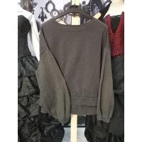 ราคา Sweater แขน ไหมพรมสีเทา เก๋ มือสอง ญี่ปุ่น (22453330557)