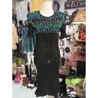 ราคา STENAY 10 dress วินเทจวิบวับปักปล้อง ปักเลื่อมมือสอง (24665087750)