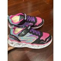 ราคา รองเท้าผ้าใบเด็ก Skechers สีดำ ชมพู Size 22cm มือสอง (22743656736)