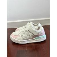 ราคา รองเท้าผ้าใบเด็ก Fila Size 21cm สีขาสชมพูเขียวพาสเทลมือสอง (24714650742)