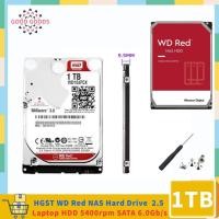 ราคา Hgst WD RED 1TB HDD WD10JFCX สําหรับ NAS Storage Server แล็ปท็อป Hard Disk 5400RPM 16Mb Cache CMR 2 5 9 5 มม (28904494007)