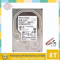 ราคา Hgst WD Ultrastar ฮาร์ดไดรฟ์เอนเตอร์ไพรส์ DC HC320 HUS728T8TALE6L4 7K2 8TB 7200 RPM 512e SATA 6Gb s 256MB Cache (24923680862)