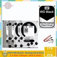 ราคา Hgst WD Black 1TB 2TB 3TB 4TB HDD 3 5 นิ้ว Gaming Performance ฮาร์ดไดรฟ์มือถือ 7200 RPM SATA 6Gb s 64MB แคชเดสก์ท็อปฮาร์ดไดรฟ์ภายใน (24132949267)
