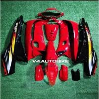 ราคา ชุดสีเวฟ 100 110เก่า สีแดงดำ จำนวน 13 ชิ้น พลาสติก ABS พร้อมติดสติเกอร์ (22485674714)