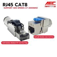 ราคา ลด 50บาท ใส่โค๊ด AECHHCAT8 XLL หัวแลน RJ45 CAT8 ตัวผู้ ตัวเมีย (16753013931)