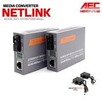 ราคา มีเดียคอนเวอร์เตอร์ NETLINK MEDIA CONVERTER 1 SC 1 LAN 10 100 1000 20 KM (25874949259)