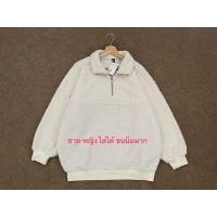 ราคา H M Sweater คอปก ซิปครึ่งตัว ขนฟู (25701952355)