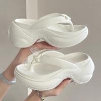 ราคา พร้อมส่งจากไทย TX564 รองเท้าแตะหูคีบ พื้นหนา8cm คุณภาพดี น้ำหนักเบา นุ่มใส่สบายเท้า รองเท้าเพิ่มความสูงสำหรับผู้หญิง (25332353741)