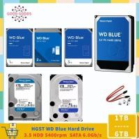 ราคา Hgst WD Blue 1TB 2TB 3TB 4TB 6TB HDD ฮาร์ดไดรฟ์เดสก์ท็อป 5400 RPM SATA 6Gb s 256MB แคช 3 5 นิ้ว WD40EZAX (27704693911)