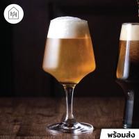 ราคา แก้วเบียร์ เกรด A CRAFTMHAN STEMWARE 390 ml แก้วเบียร์คราฟ ทรงก้าน เนื้อใส หนา ของใช้ในครัว B004 (13037677414)