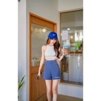ราคา Ada Studio Beer Oil กางเกงขาสั้นเอวสูง ดีเทล 2 กระเป๋าหน้า (22180767983)