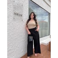 ราคา Euro pants กางเกงขายาว สาวอวบ ชุดออกงาน แฟชั่นคนอ้วน เสื้อผ้าสาวอวบ Zerene Brand Plus (3185349872)