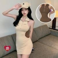 ราคา เดรสกระโปรงสั้น ชุดเดรสรัดรูปกระโปรงสั้น เสื้อผ้าแฟชั่น ชุดเดรสสำหรับผู้หญิง สินค้าพร้อมส่งจากไทย (23133803480)