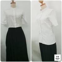 ราคา เสื้อนักศึกษาทรงบอย ทรงบอยแขนสามเหลี่ยม นิสิตหญิง เชิ้ตสั้น (24167594655)
