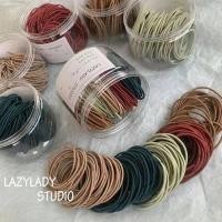 ราคา ยางรัดผม แบบบาง ยืดหยุ่นสูง ขนาดเล็ก สไตล์เกาหลี มินิมอล สําหรับผู้หญิง ผู้ใหญ่ ขายส่ง (16999743605)