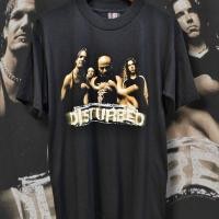 ราคา Disturbed เสื้อวงวินเทจ ป้าย Giant ตอกปี 2000 เสื้อมือสอง ลิขสิทธิ์แท้ (25383175465)