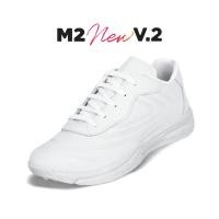ราคา รองเท้าผ้าใบสีขาว ดำ หนัง พละ ใส่ทำงาน ใส่เที่ยว Hunker รุ่น M2 ผูกเชือก ไซส์ 36 41 พร้อมส่ง (18089553390)