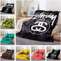 ราคา Stussy ผ้าห่ม ผ้าสักหลาด พิมพ์ลายโลโก้ แบบนิ่ม สําหรับเตียงนอน โซฟา ใช้ในครัวเรือน (23859465250)
