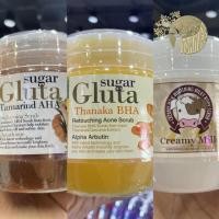 ราคา สครับขัดผิว มะขาม น้ำนมวัว Sugar Gluta Tamarind AHA Brightening Scrub (25656590748)