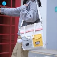 ราคา กระเป๋าผ้าแฟชั่นใหม่ลวดลายเรียบง่าย ใช้งานได้ 2 แบบ สะพายไหล่ สะพายหลัง รุ่น 202 ราคาถูก (2865110078)