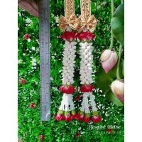 ราคา พร้อมส่ง มาลัย 2ชาย มาลัยนาค มาลัยคล้องคอ คล้องกรอบรูป จำนวน 1พวง (18466715707)