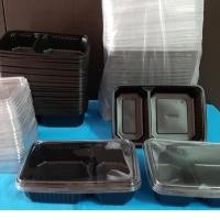 ราคา ถาดพลาสติกใส่อาหาร2ช่องพร้อมฝาปิด 50 ชิ้น 1แพ็ค (4217710625)