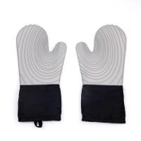 ราคา Kaukkko ถุงมือเตาอบซิลิโคนมืออาชีพยาวพิเศษ ถุงมือเตาอบพร้อมผ้าซับใน ที่วางหม้อทนความร้อน ถุงมือเตาอบแบบยืดหยุ่น (27504342250)