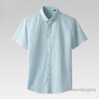ราคา เสื้อเชิ้ตแขนสั้นผู้ชายลินินผู้ชายบางฤดูร้อนผ้าฝ้ายและผ้าลินินผู้ชายแขนสั้นลำลองระบายอากาศได้ (29854231753)