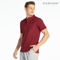 ราคา ELLE HOMME เสื้อยืดโปโลคอจีน แขนสั้น สกรีนโลโก้ ELLE HOMME สวมใส่สบายได้รูปทรงสวย W8K904 (25014011692)