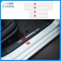 ราคา Ciscos 4 ชิ้น กันรอยประตูรถยนต์ โปร่งใส ฟิล์มกันรอยรถยนต์ ของแต่งรถยนต์ สำหรับ Nissan Kicks March Almera Note JUKE Sylphy Tiida Terra Navara Frontier X Trail (23669864123)