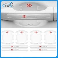 ราคา Ciscos โปร่งใส ฟิล์มกันรอยมือจับประตูรถยนต์ กันรอยประตูรถยนต์ ของแต่งรถยนต์ สำหรับ Toyota Corolla Wigo Wish Sienta Yaris Altis Fortuner CHR Camry Vios RAV4 Avanza Rush Innova (23468627731)