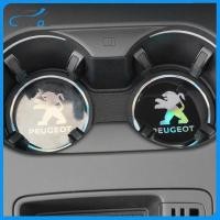 ราคา Ciscos ที่รองแก้วในรถยนต์ เลเซอร์ ที่รองแก้วน้ําในรถยนต์ แผ่นรองกันลื่น ของแต่งภายในรถยนต์ สำหรับ Peugeot 406 3008 2008 405 5008 306 206 408 (22644380731)