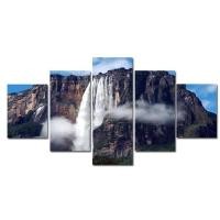 ราคา รูปภาพติดผนัง ภาพมงคล ตกแต่งบ้าน พร้อมกรอบมีจำนวน 5 ชิ้น กล่อง พร้อมติดตั้งได้เลย (2839707857)