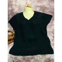 ราคา เสื้อสีดำผ้าชีฟองมือสอง (24782989386)